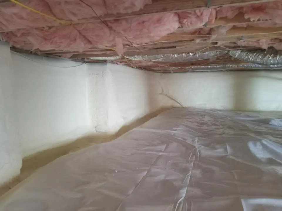 Crawl space encapsulation with closed-cell spray foam for Spray Foam Roofing Repair in Snyderville